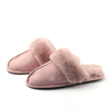 Custom Comfy Winter Warm Fluffy Faux Fur Indoor Suede House Bedroom Slippers for Women