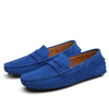 Classic Original Suede Leather Penny Loafers Slip On Flats Male Moccasins Casual Shoes Men