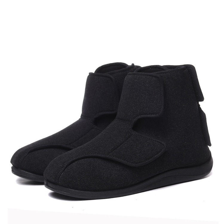 Men Winter Warm Adjustable Safety Comfortable Diabetic Orthopedic Ankle Medical Slippers