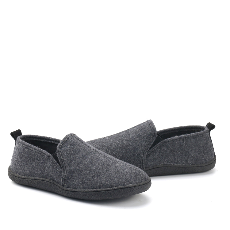 Custom Soft Comfy Winter Warm Unisex Slip On Felt Boots Outdoor Wool Slippers