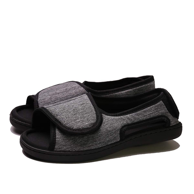 Men Cool Breathable Adjustable Open Toe Orthopedic Diabetic Medical Slippers Shoes