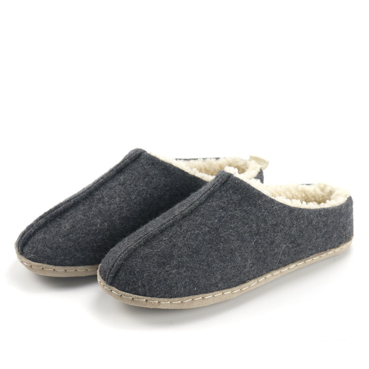 Men Orthopedic House Felt Slippers