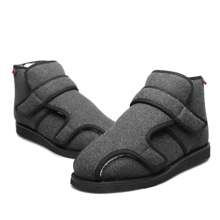 Unisex Big Size Winter Warm Booties Soft Safety Diabetic Orthopedic Medical Slippers