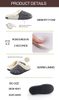 Cozy Memory Foam Fuzzy Wool Like Plush Fleece Lined House Shoes Ladies Indoor Outdoor Winter Slippers for Women 