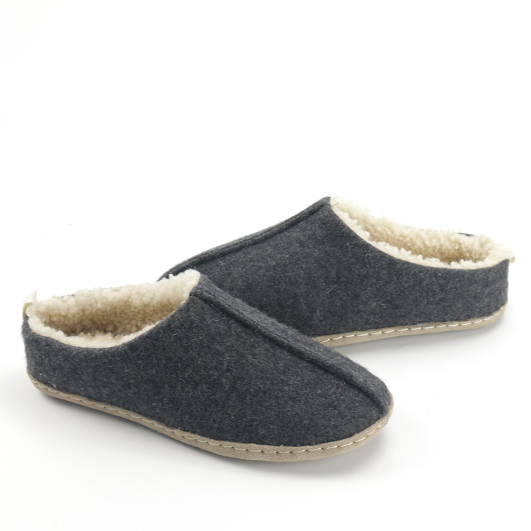 Men Orthopedic House Felt Slippers