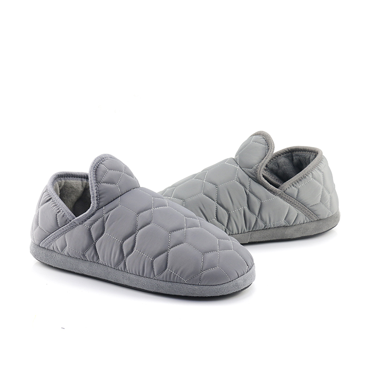 Custom High Quality Winter Soft Down Slippers For Men