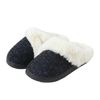 Women’s Winter Warm Plush Fluffy Fuzzy Wool-Like House Memory Foam Ladies Indoor Slippers