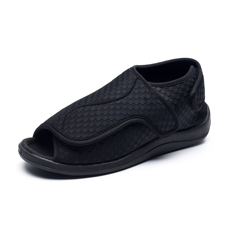 Men Spring Fashion Soft Comfy Diabetic Shoes Adjustable Orthopedic Medical Slippers