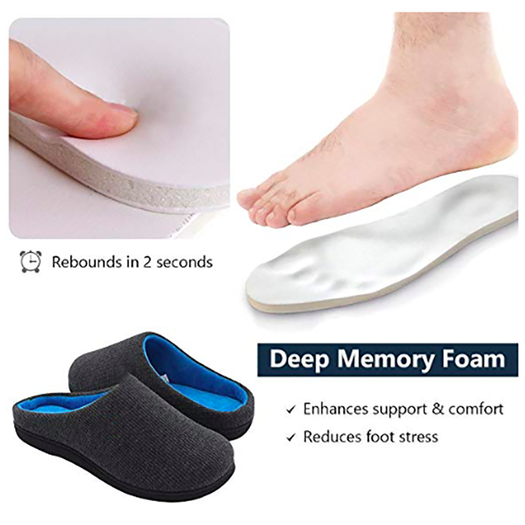 Men's Original Two-Tone Memory Foam Slippers