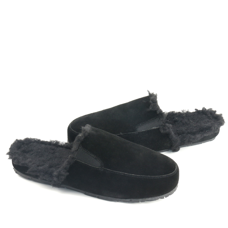 Men Soft Comfy Loafer Outdoor Warm Fur Slippers Wholesale