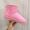 Wholesale Women’s Luxury Soft Faux Sheepskin Ankle Green Winter Warm Snow Luminous Boots